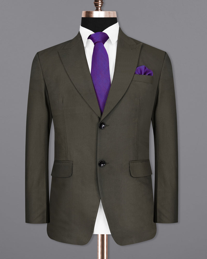 Armadillo Steel Gray Single Breasted Suit