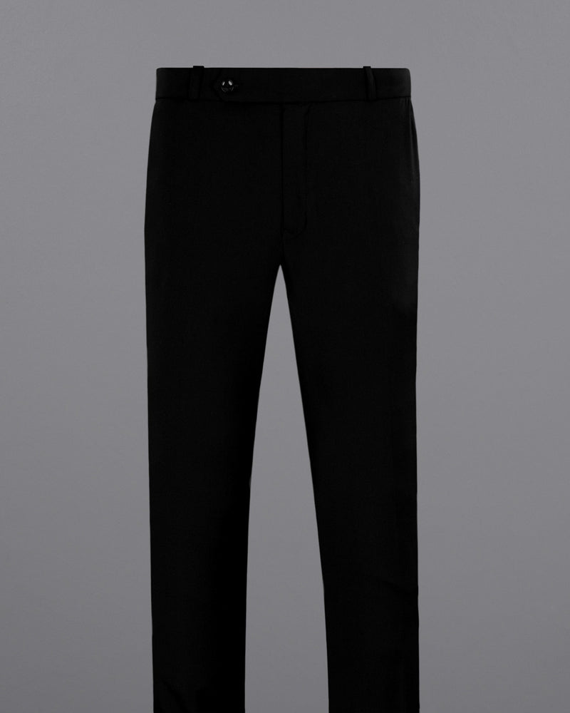 Jade Black with Dark Gray Stylish Lapel Designer Suit
