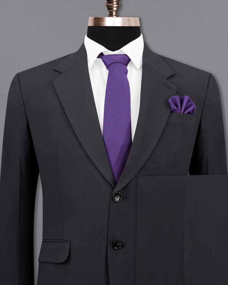 Jaguar Black Single Breasted Suit