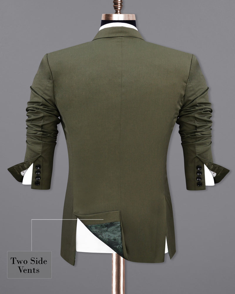 Rifle Green Single Breasted Suit