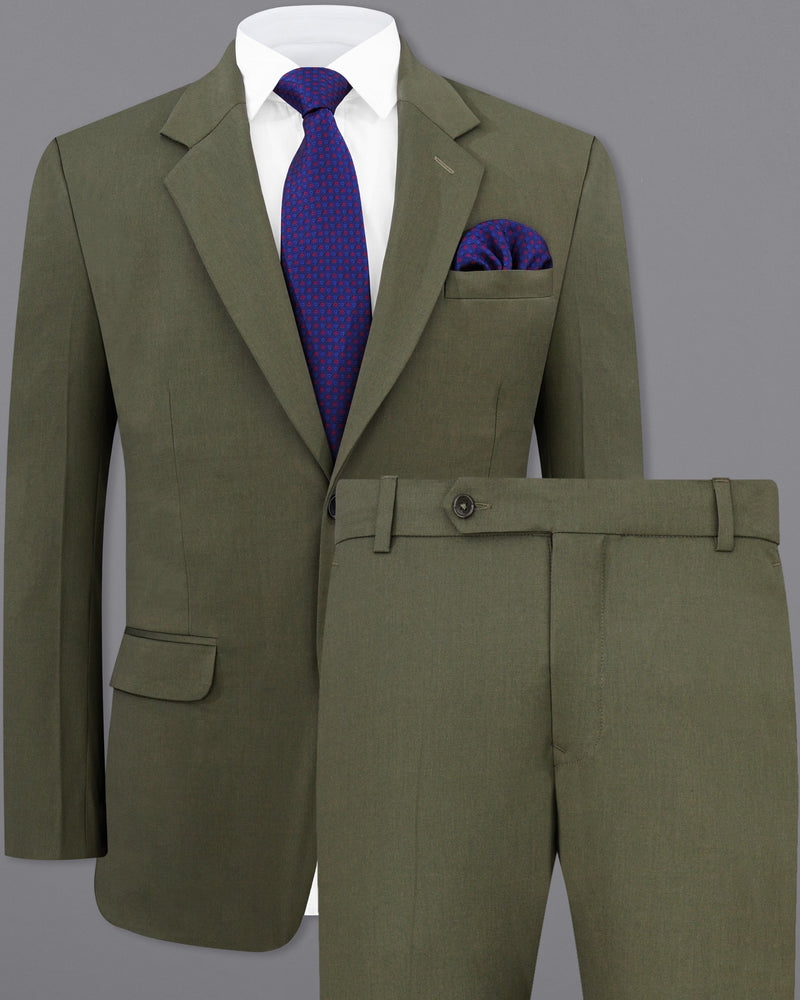 Rifle Green Single Breasted Suit