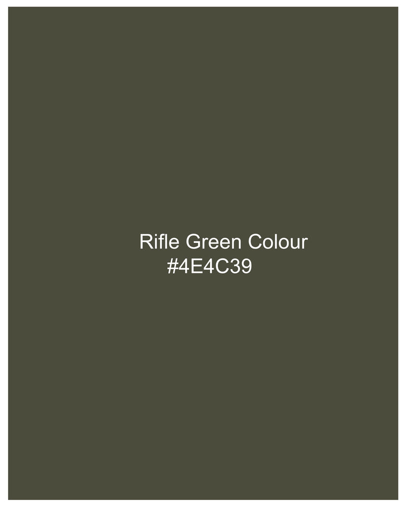 Rifle Green Single Breasted Suit