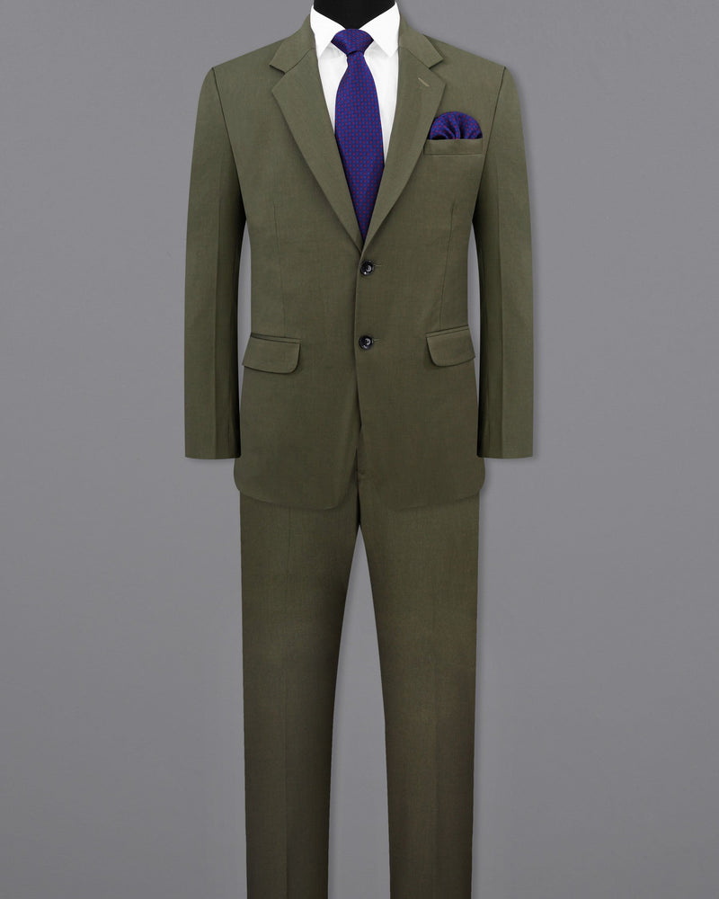 Rifle Green Single Breasted Suit