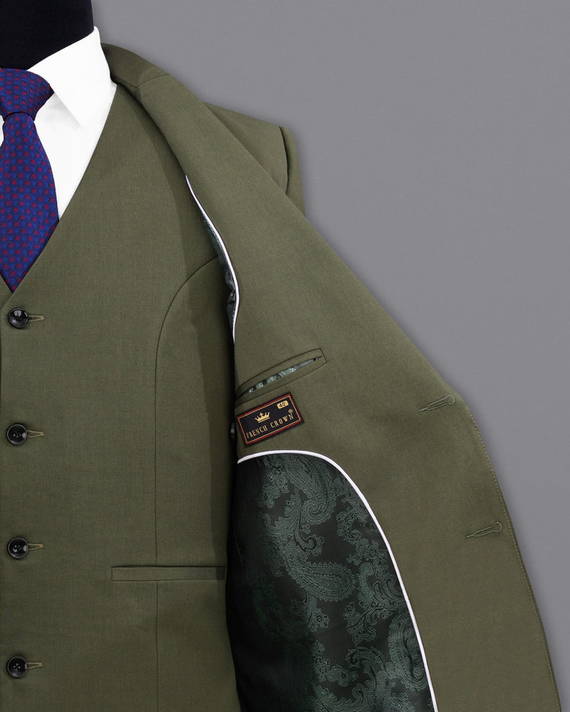 Rifle Green Single Breasted Suit