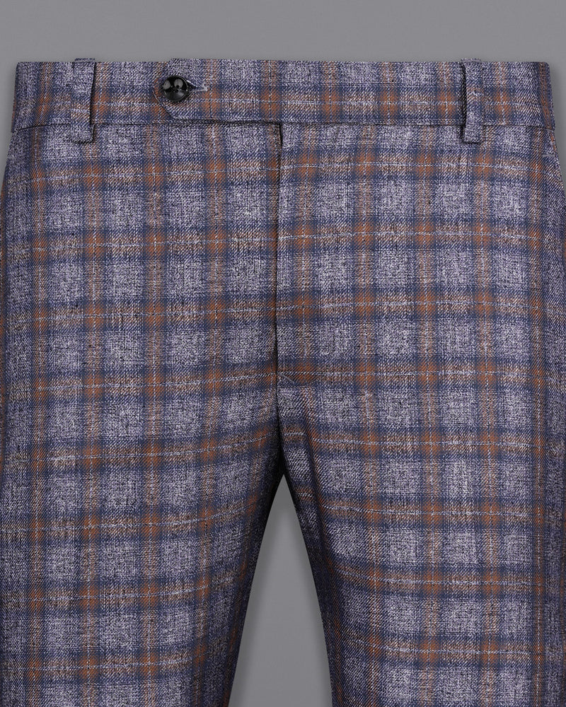 Martini Gray with Potters Brown Plaid Single Breasted Suit ST2147-SB-36, ST2147-SB-38, ST2147-SB-40, ST2147-SB-42, ST2147-SB-44, ST2147-SB-46, ST2147-SB-48, ST2147-SB-50, ST2147-SB-52, ST2147-SB-54, ST2147-SB-56, ST2147-SB-58, ST2147-SB-60
