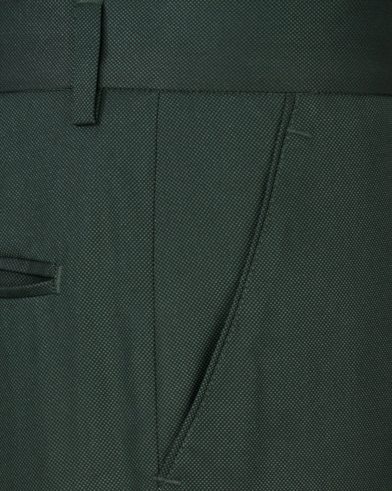 Heavy Metal Dark Green Single Breasted Suit