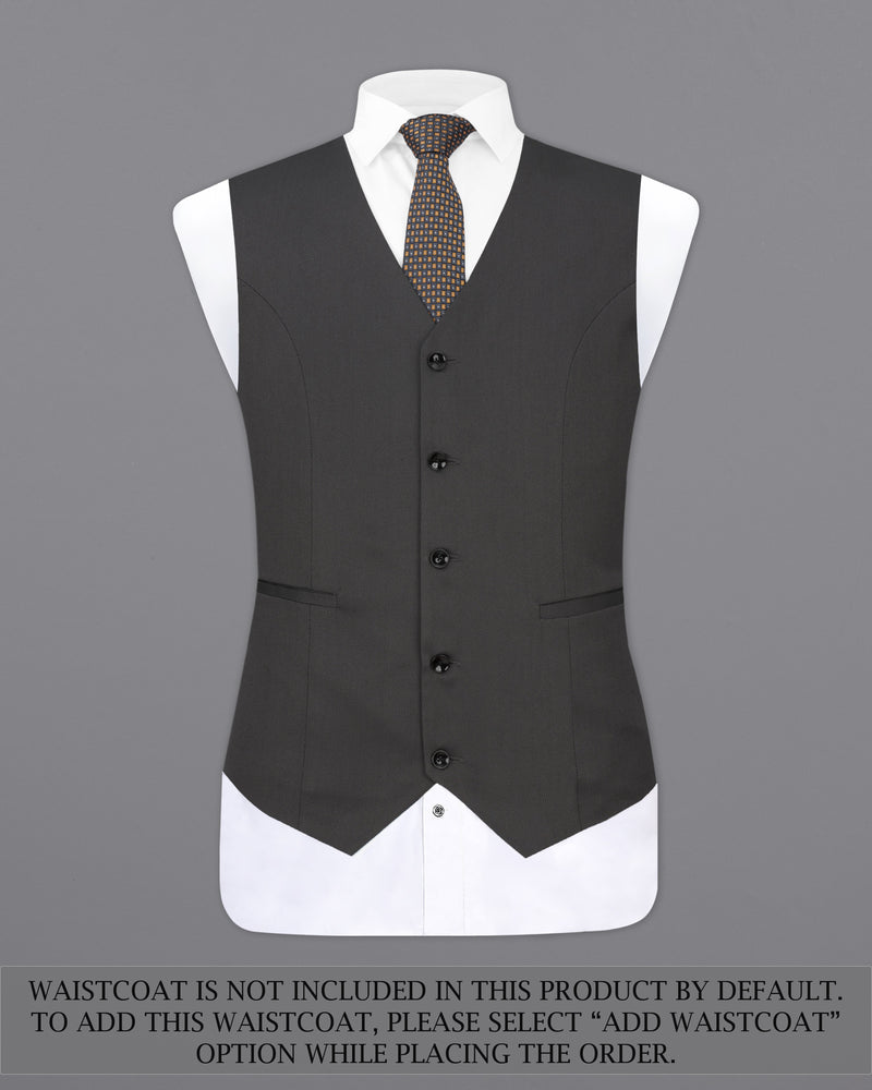Fuscous Grey Double Breasted Suit ST2285-DB-36, ST2285-DB-38, ST2285-DB-40, ST2285-DB-42, ST2285-DB-44, ST2285-DB-46, ST2285-DB-48, ST2285-DB-50, ST2285-DB-52, ST2285-DB-54, ST2285-DB-56, ST2285-DB-58, ST2285-DB-60