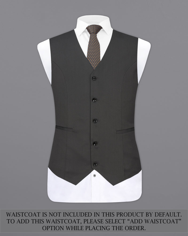 Fuscous Grey Tuxedo Suit