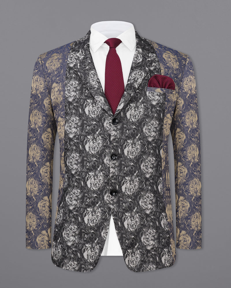 Gravel Blue and Black Jacquard Textured Designer Suit ST2349-SB-D213-36, ST2349-SB-D213-38, ST2349-SB-D213-40, ST2349-SB-D213-42, ST2349-SB-D213-44, ST2349-SB-D213-46, ST2349-SB-D213-48, ST2349-SB-D213-50, ST2349-SB-D213-52, ST2349-SB-D213-54, ST2349-SB-D213-56, ST2349-SB-D213-58, ST2349-SB-D213-60