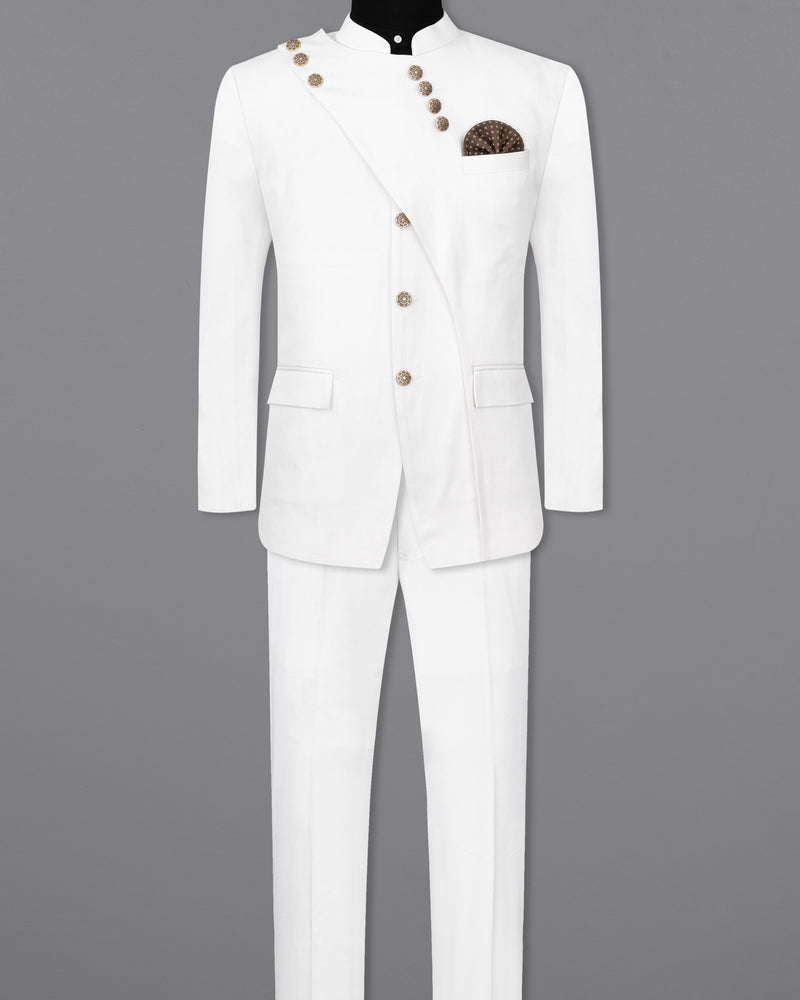 Bright White Premium Cotton Bandhgala Designer Suit ST2360-BG-D1-36, ST2360-BG-D1-38, ST2360-BG-D1-40, ST2360-BG-D1-42, ST2360-BG-D1-44, ST2360-BG-D1-46, ST2360-BG-D1-48, ST2360-BG-D1-50, ST2360-BG-D1-52, ST2360-BG-D1-54, ST2360-BG-D1-56, ST2360-BG-D1-58, ST2360-BG-D1-60