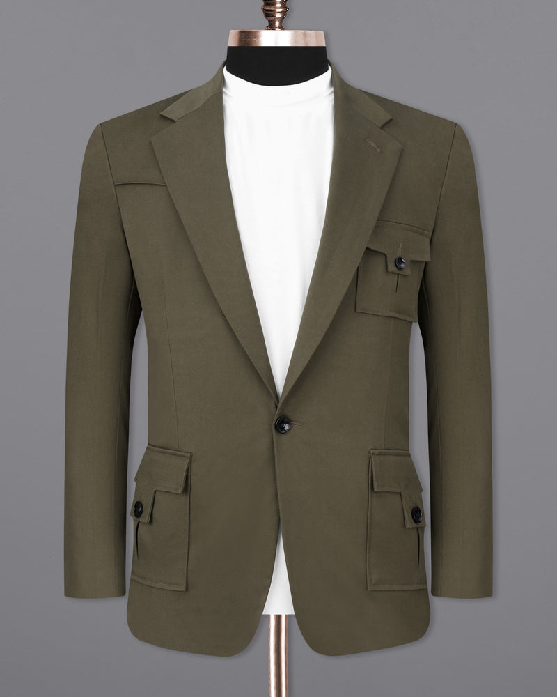 Woodland Green Premium Cotton Suit