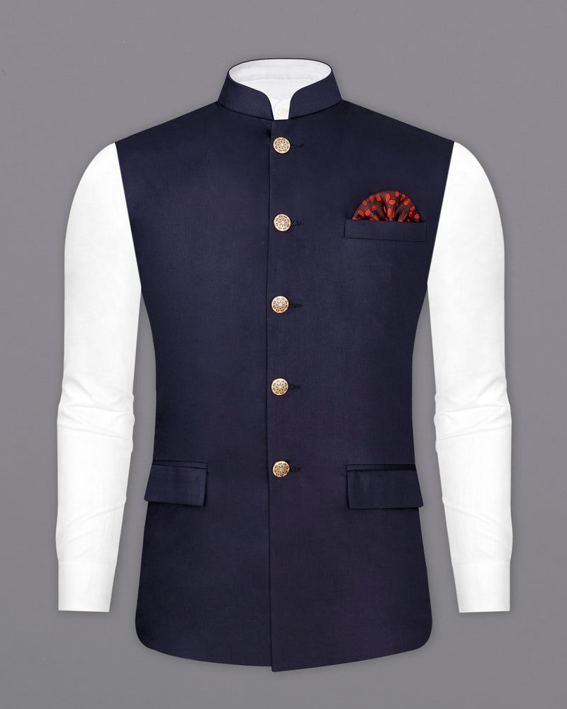 Navy Blue Bandhgala Suit ST2446-BG-36, ST2446-BG-38, ST2446-BG-40, ST2446-BG-42, ST2446-BG-44, ST2446-BG-46, ST2446-BG-48, ST2446-BG-50, ST2446-BG-52, ST2446-BG-54, ST2446-BG-56, ST2446-BG-58, ST2446-BG-60