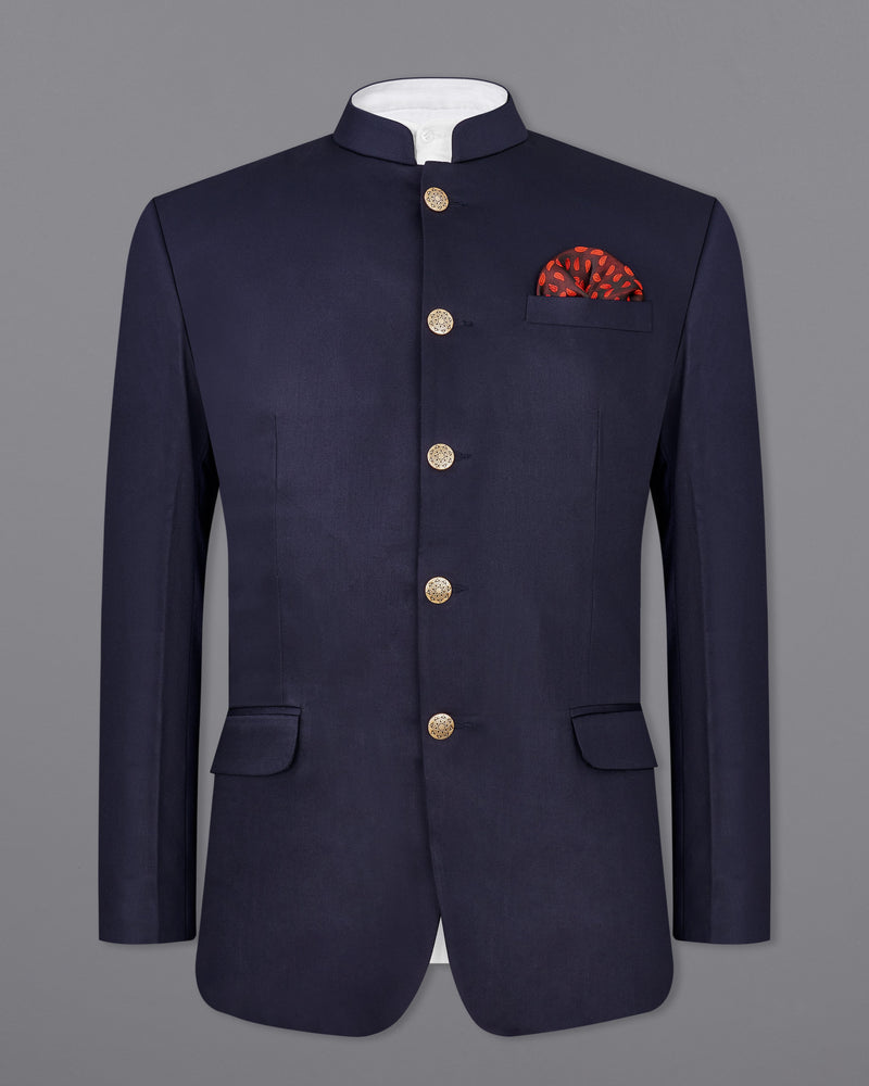 Navy Blue Bandhgala Suit ST2446-BG-36, ST2446-BG-38, ST2446-BG-40, ST2446-BG-42, ST2446-BG-44, ST2446-BG-46, ST2446-BG-48, ST2446-BG-50, ST2446-BG-52, ST2446-BG-54, ST2446-BG-56, ST2446-BG-58, ST2446-BG-60