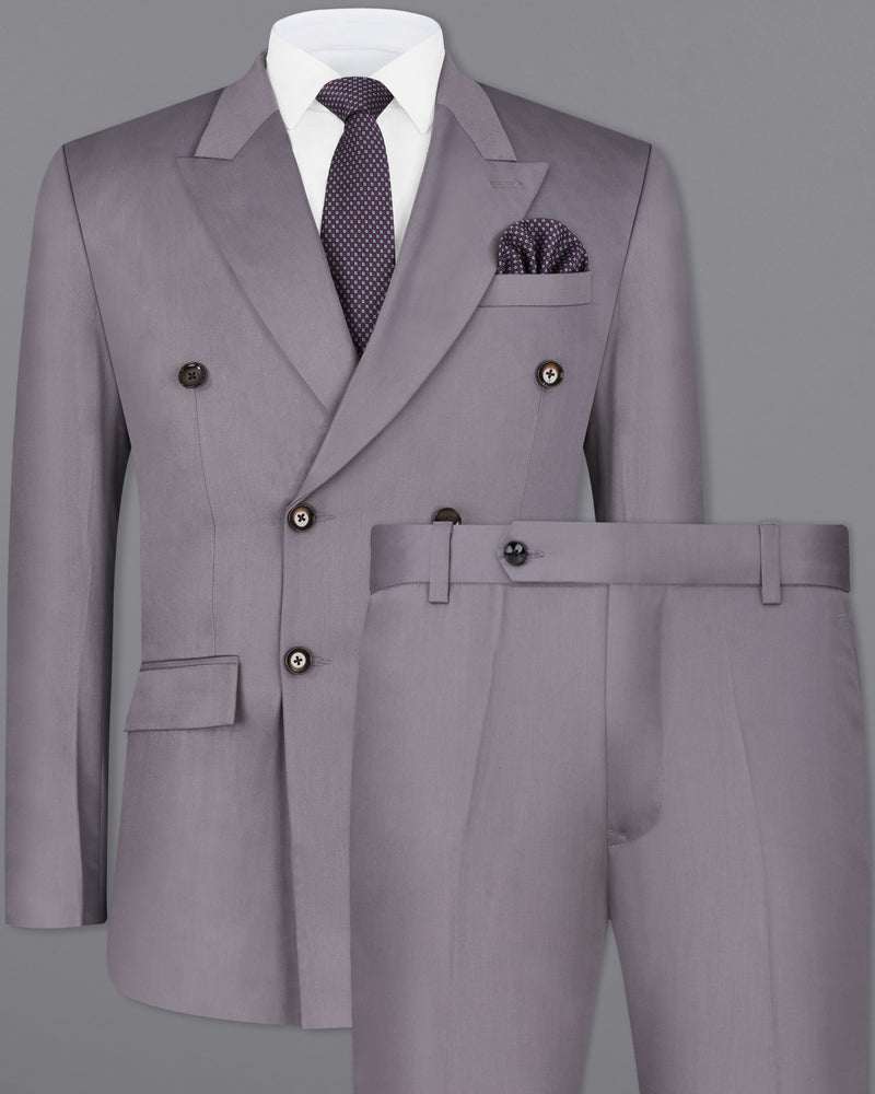 Light Gray Double Breasted Suit ST2448-DB-36, ST2448-DB-38, ST2448-DB-40, ST2448-DB-42, ST2448-DB-44, ST2448-DB-46, ST2448-DB-48, ST2448-DB-50, ST2448-DB-52, ST2448-DB-54, ST2448-DB-56, ST2448-DB-58, ST2448-DB-60