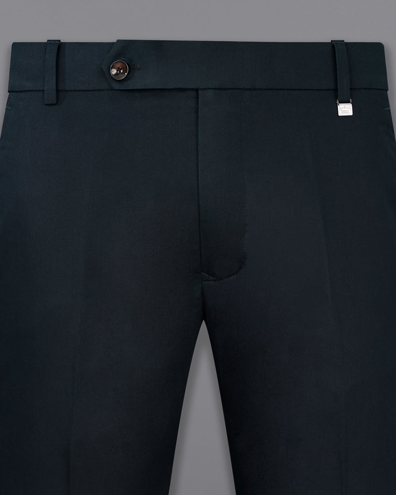 Firefly Navy Blue Premium Cotton Double Breasted Suit