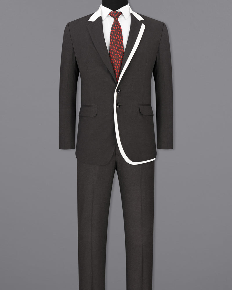 Mine Shaft Gray Wool Rich Designer Suit