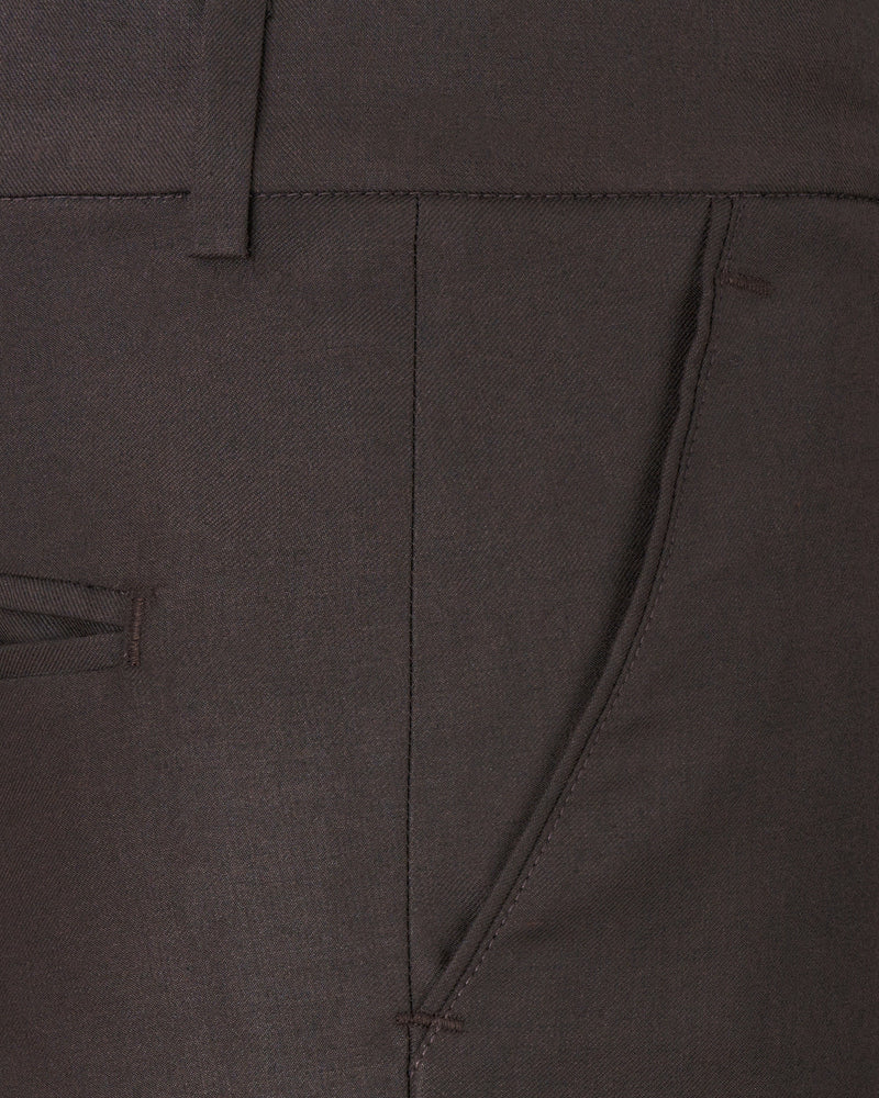 Dune Brown Single Breasted Tuxedo Designer Suit