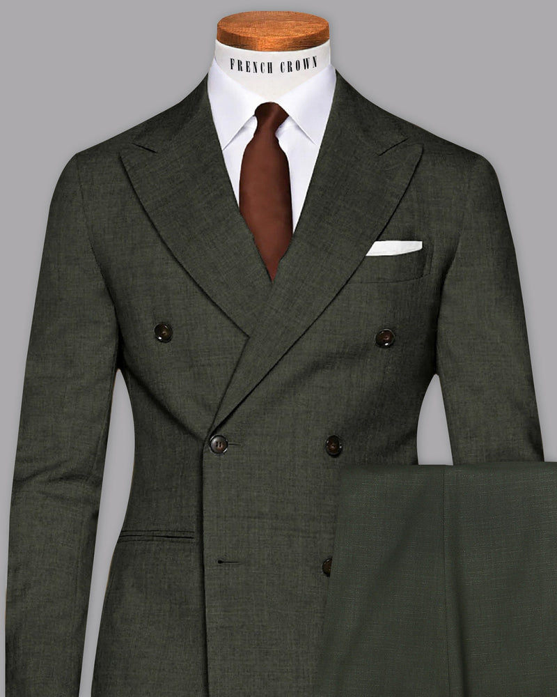 Juniper Green Double Breasted Suit