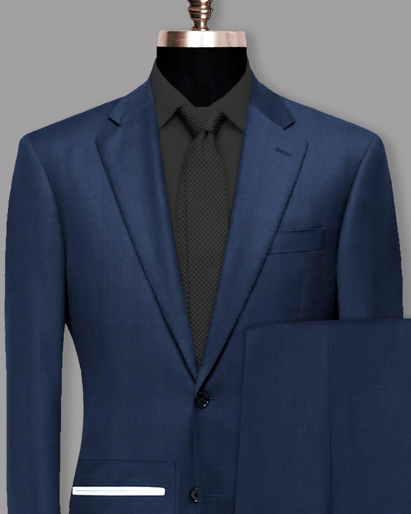 Blue Patch Pockets Performance Suit
