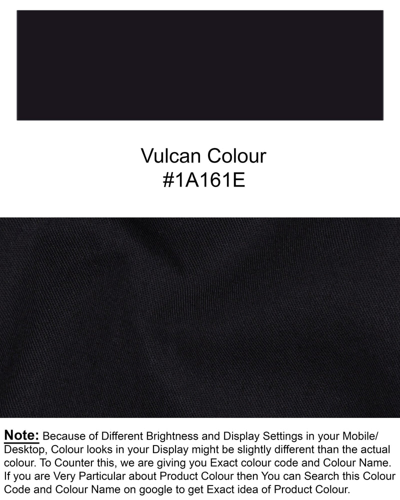 Vulcan Black Premium Cotton Pant T1431-28, T1431-30, T1431-32, T1431-34, T1431-36, T1431-38, T1431-40, T1431-42, T1431-44
