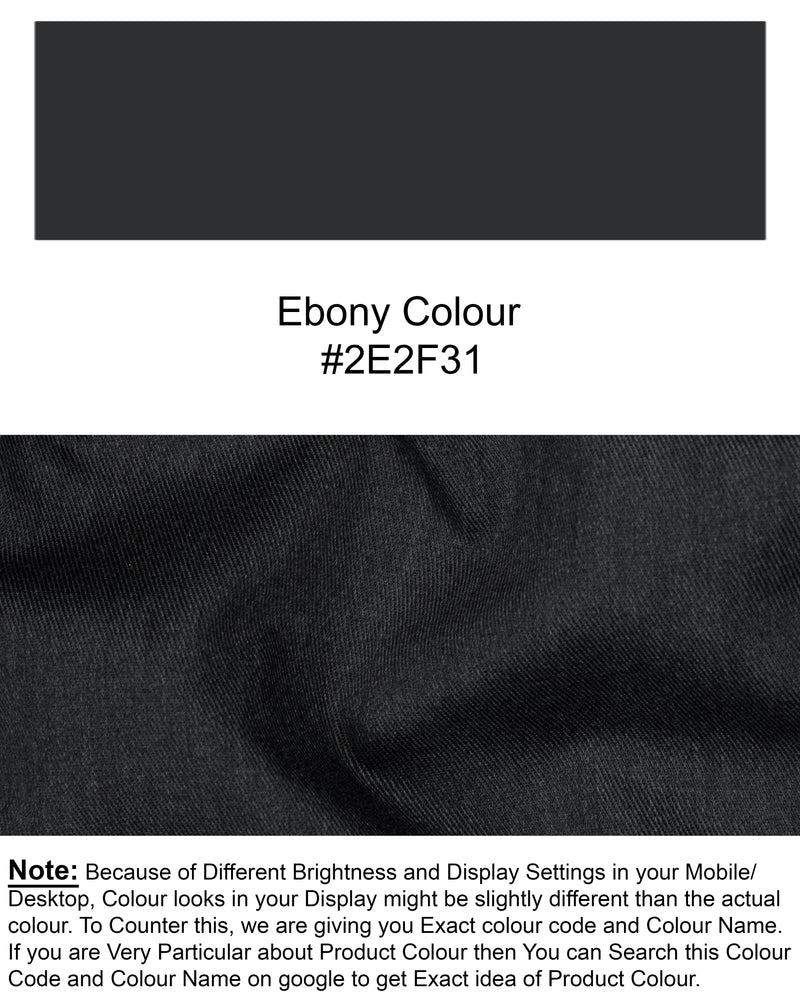 Ebony Grey Wool Rich Pant T1491-28, T1491-30, T1491-32, T1491-34, T1491-36, T1491-38, T1491-40, T1491-42, T1491-44