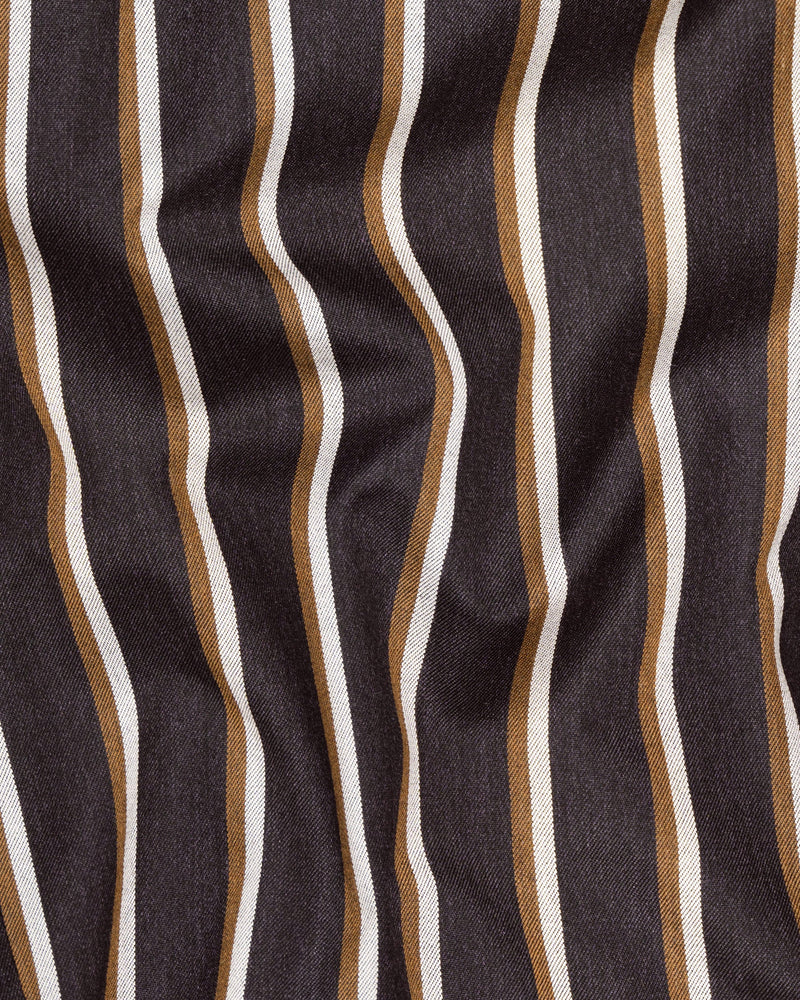 Eclipse Brown Striped Wool Rich Pant T1560-28, T1560-30, T1560-32, T1560-34, T1560-36, T1560-38, T1560-40, T1560-42, T1560-44