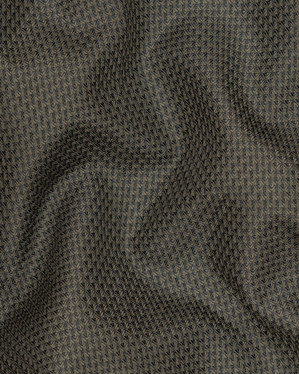 Scrub Green with jade black textured Wool Rich Pant T1574-28, T1574-30, T1574-32, T1574-34, T1574-36, T1574-38, T1574-40, T1574-42, T1574-44