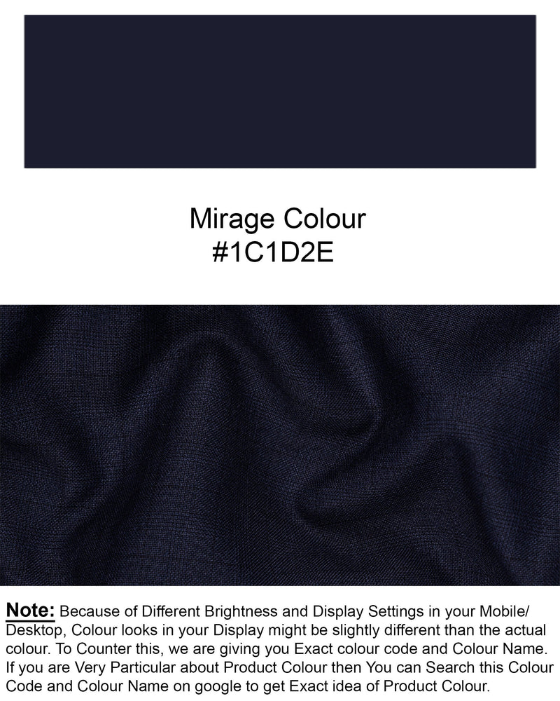 Mirage Blue Super fine Subtle Plaid Woolrich Pant T1623-28, T1623-30, T1623-32, T1623-34, T1623-36, T1623-38, T1623-40, T1623-42, T1623-44