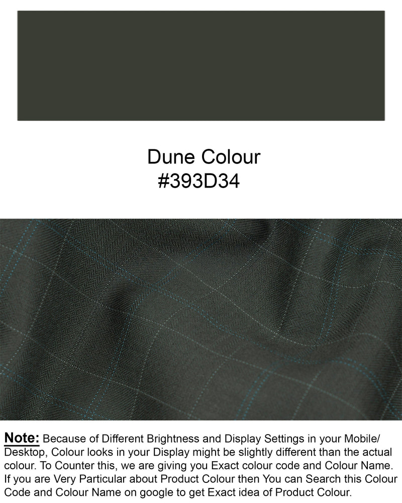 Dune Green Super fine Plaid Woolrich Pant T1627-28, T1627-30, T1627-32, T1627-34, T1627-36, T1627-38, T1627-40, T1627-42, T1627-44