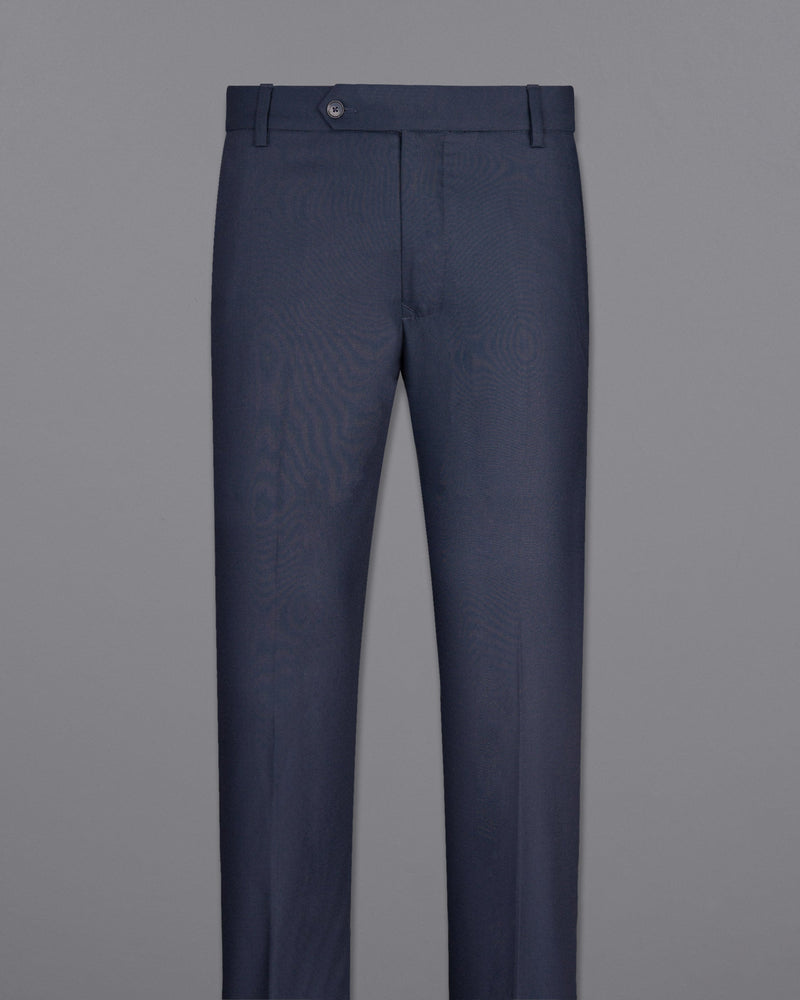 Navy Micro Textured Formal Pant T1697-28, T1697-30, T1697-32, T1697-34, T1697-36, T1697-38, T1697-40, T1697-42, T1697-44