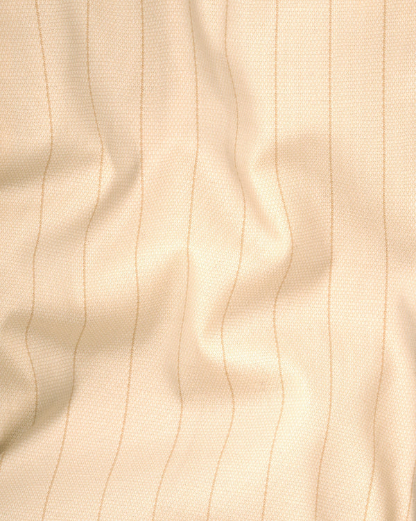 Light Apricot Striped Pant