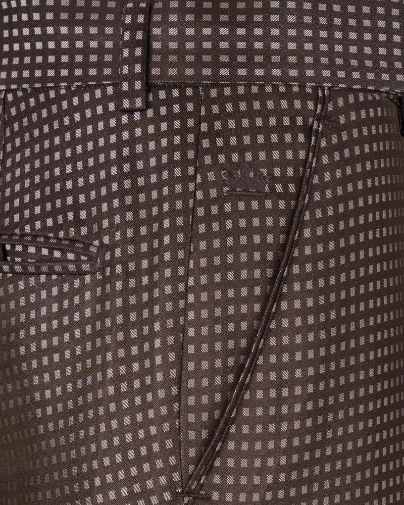 Eclipse Geometric Textured Pant