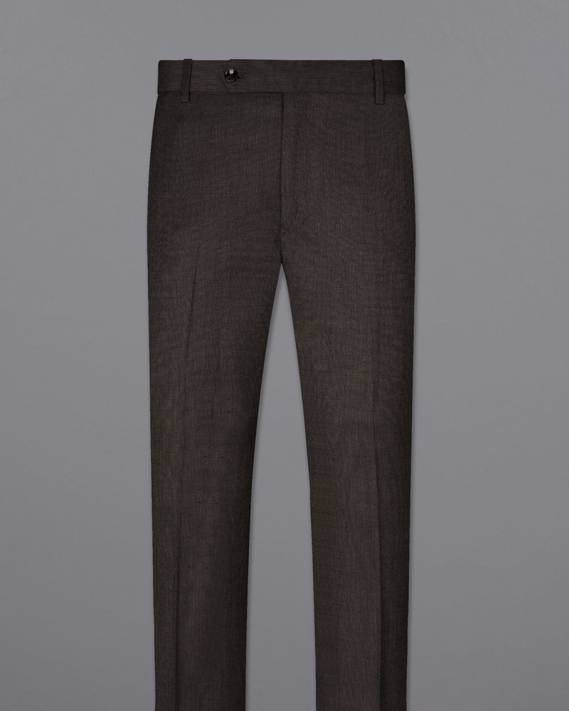 Iridium Brown Solid Pant