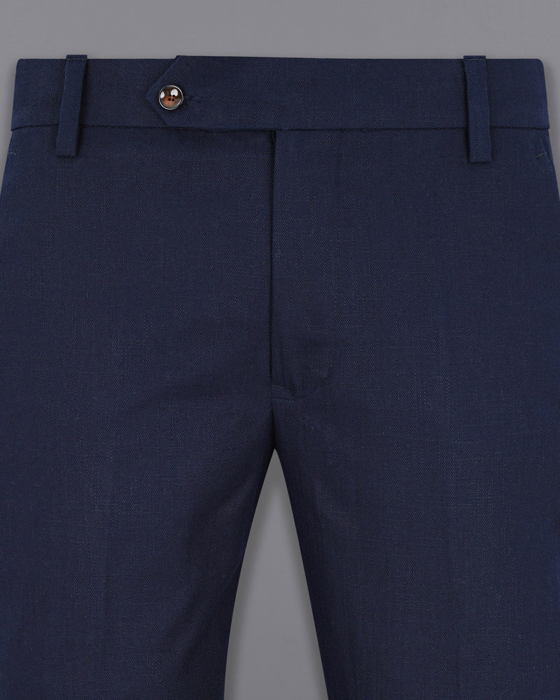 Bleached Cedar Blue Cotton  Pant T1970-28, T1970-30, T1970-32, T1970-34, T1970-36, T1970-38, T1970-40, T1970-42, T1970-44