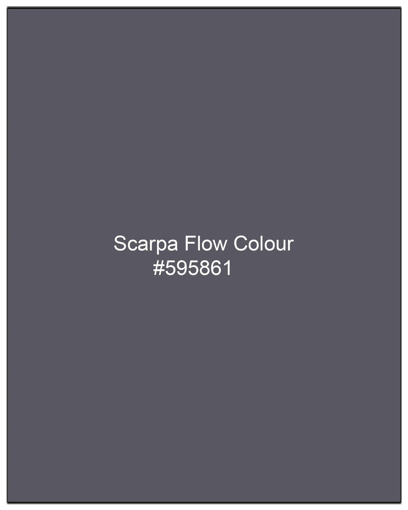 Scarpa Flow Gray Textured Pant T1979-28, T1979-30, T1979-32, T1979-34, T1979-36, T1979-38, T1979-40, T1979-42, T1979-44