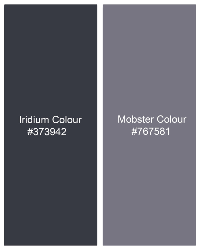 Iridium Dark Gray With Mobster Gray Plaid Pant T2004-28, T2004-30, T2004-32, T2004-34, T2004-36, T2004-38, T2004-40, T2004-42, T2004-44