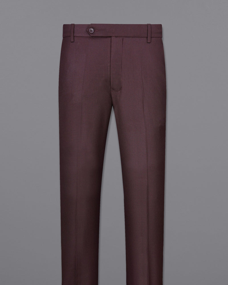 Taupe Maroon Textured Pant T2008-28, T2008-30, T2008-32, T2008-34, T2008-36, T2008-38, T2008-40, T2008-42, T2008-44