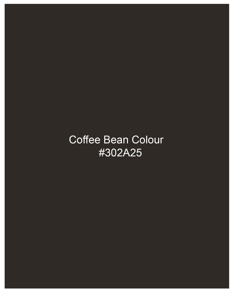 Coffee Bean Brown Pure Wool Pant T2036-28, T2036-30, T2036-32, T2036-34, T2036-36, T2036-38, T2036-40, T2036-42, T2036-44