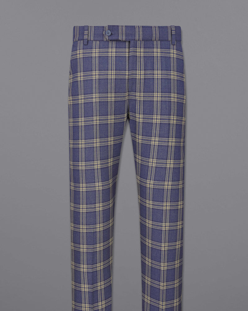 River Bed Blue with Tallow Brown Plaid Pant T2045-28, T2045-30, T2045-32, T2045-34, T2045-36, T2045-38, T2045-40, T2045-42, T2045-44