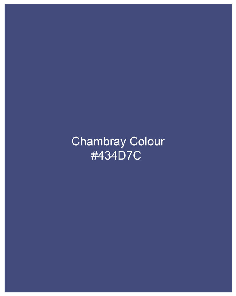Chambray Blue Windowpane Pant T2048-28, T2048-30, T2048-32, T2048-34, T2048-36, T2048-38, T2048-40, T2048-42, T2048-44