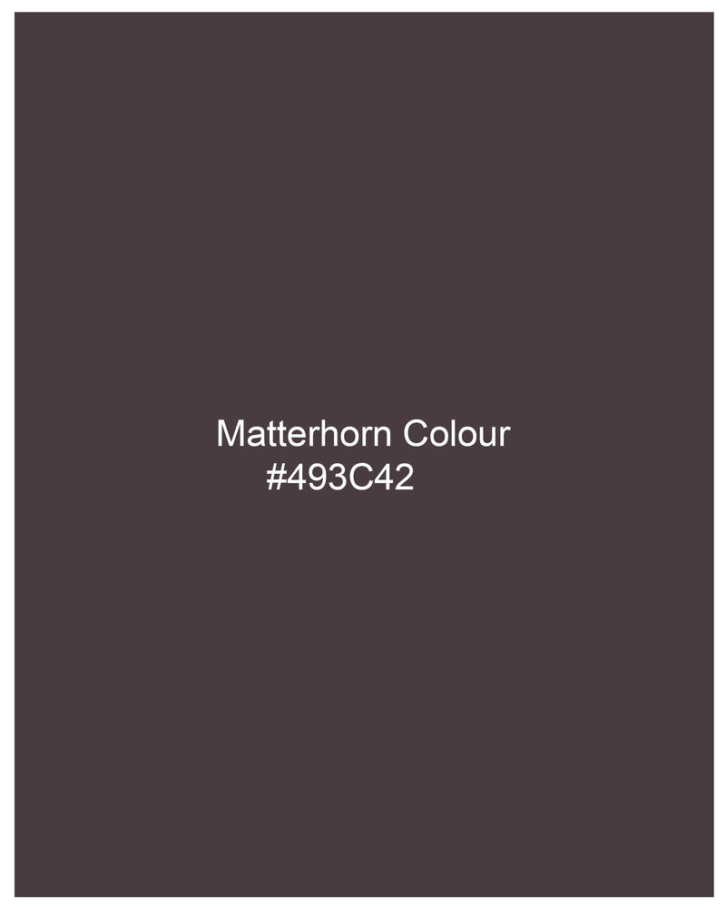 Matterhorn Brown Subtle Plaid Pant T2054-28, T2054-30, T2054-32, T2054-34, T2054-36, T2054-38, T2054-40, T2054-42, T2054-44