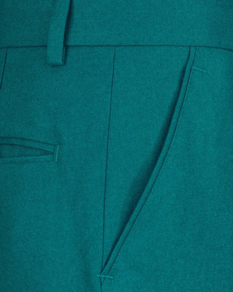 Turquoise Pure Wool Textured Pant T2068-28, T2068-30, T2068-32, T2068-34, T2068-36, T2068-38, T2068-40, T2068-42, T2068-44