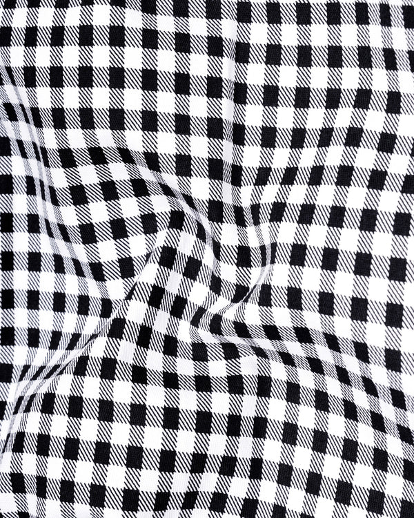 White and Black Mini Checkered Pant T2092-28, T2092-30, T2092-32, T2092-34, T2092-36, T2092-38, T2092-40, T2092-42, T2092-44