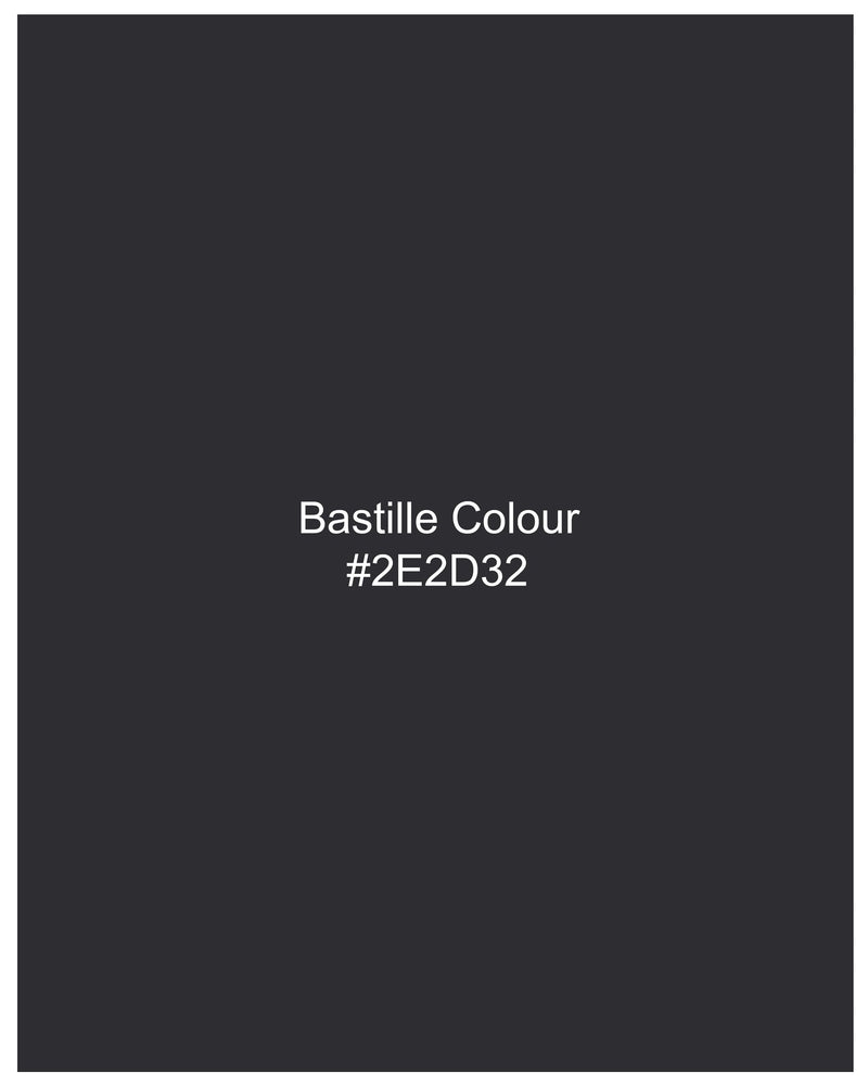 Bastille Dark Grey Textured Pant