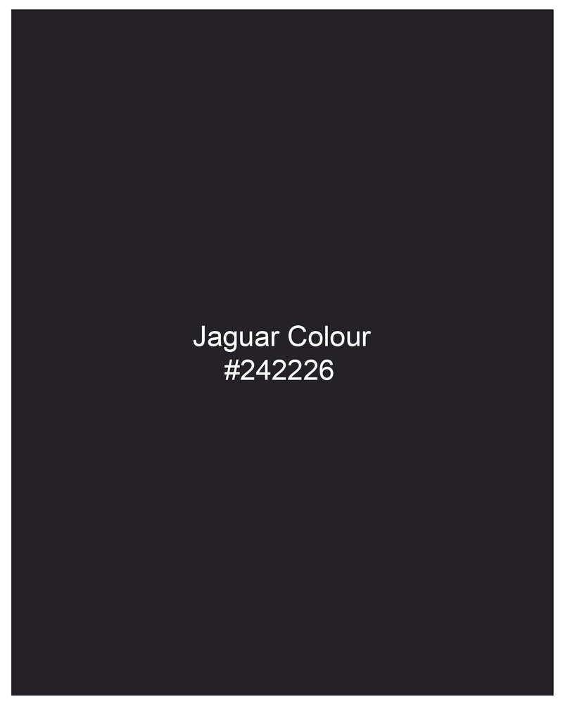 Jaguar Black Textured Pant