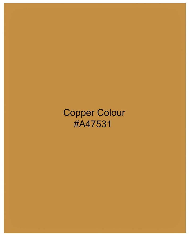 Copper Yellow Wool Rich Pant