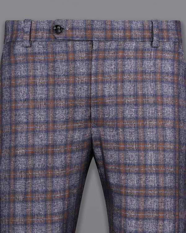 Martini Gray with Potters Brown Plaid Pant T2147-28, T2147-30, T2147-32, T2147-34, T2147-36, T2147-38, T2147-40, T2147-42, T2147-44
