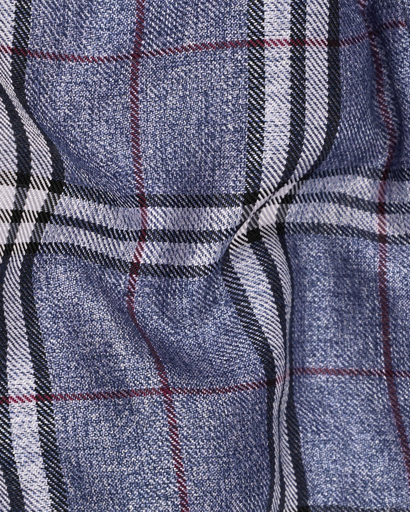 Fiord Blue Plaid Pant  T2154-28, T2154-30, T2154-32, T2154-34, T2154-36, T2154-38, T2154-40, T2154-42, T2154-44