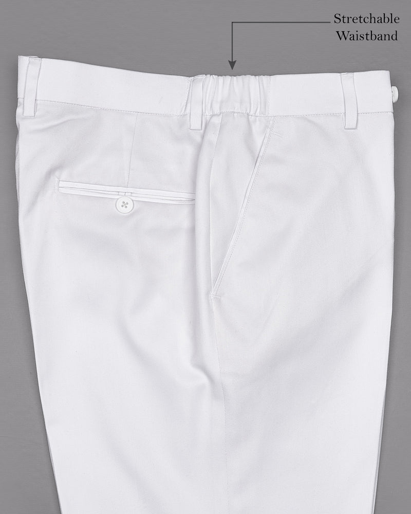 Bright White Stretchable Pants T2213-28, T2213-30, T2213-32, T2213-34, T2213-36, T2213-38, T2213-40, T2213-42, T2213-44