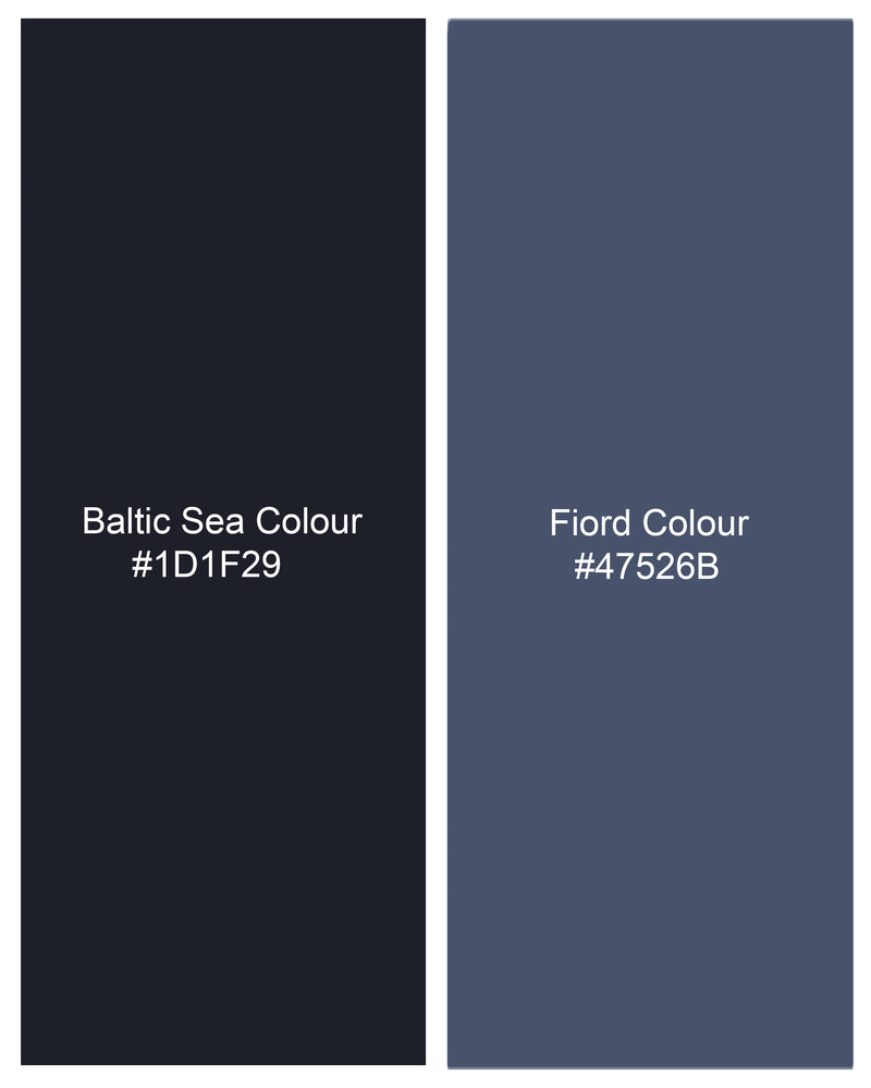 Baltic Sea Navy Blue Windowpane  Pant T2252-28, T2252-30, T2252-32, T2252-34, T2252-36, T2252-38, T2252-40, T2252-42, T2252-44